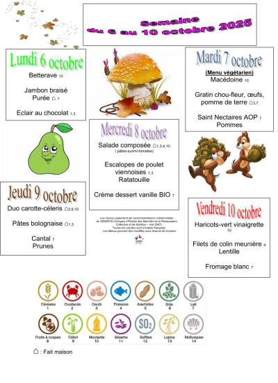 6 au 10 octobre 6 au 10 octobre